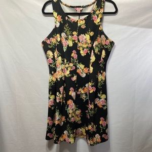 Candies flower sleeveless midi dress.